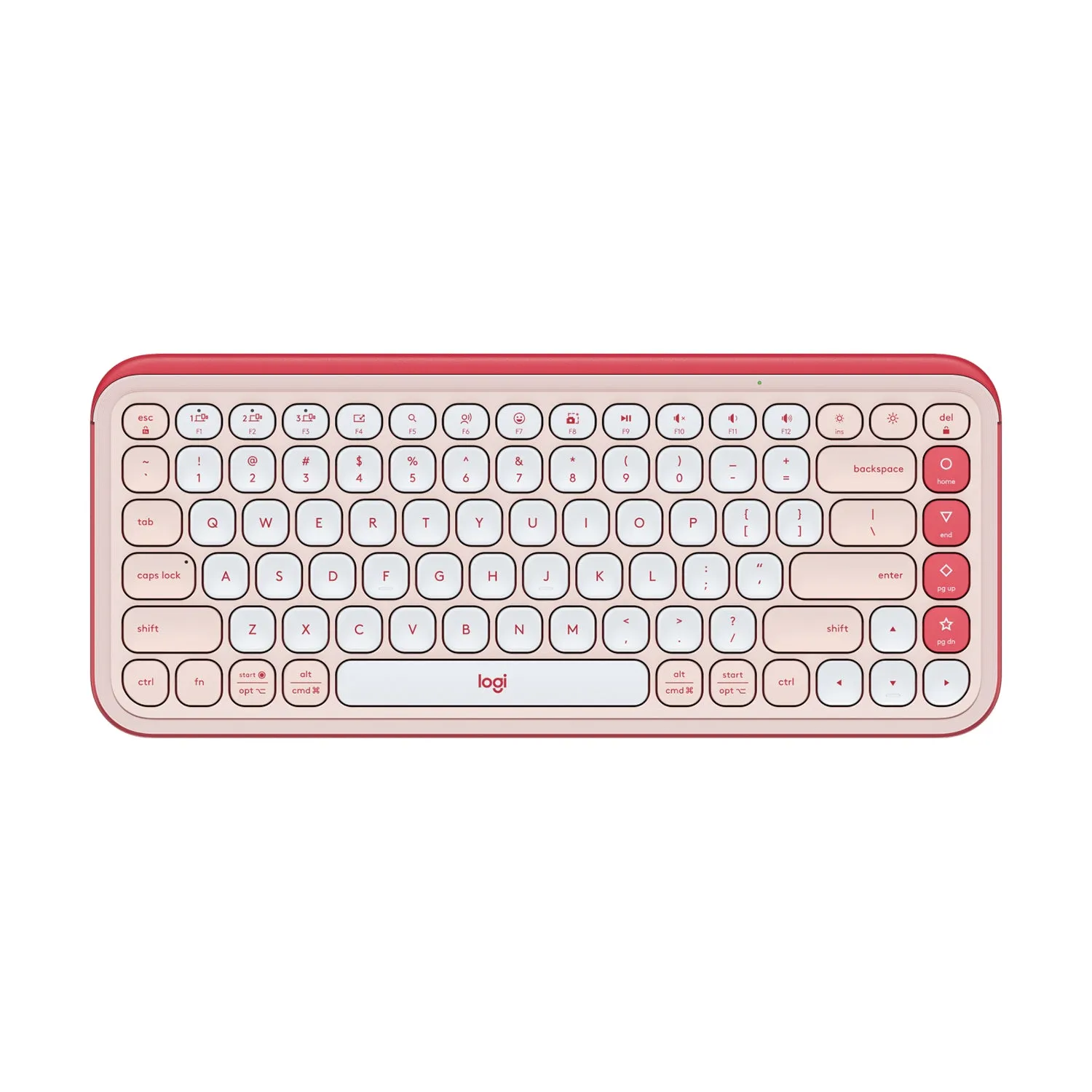 Logitech POP Icon Keys Compact Wireless Bluetooth Keyboard with Bold Design and Customizable Action Keys