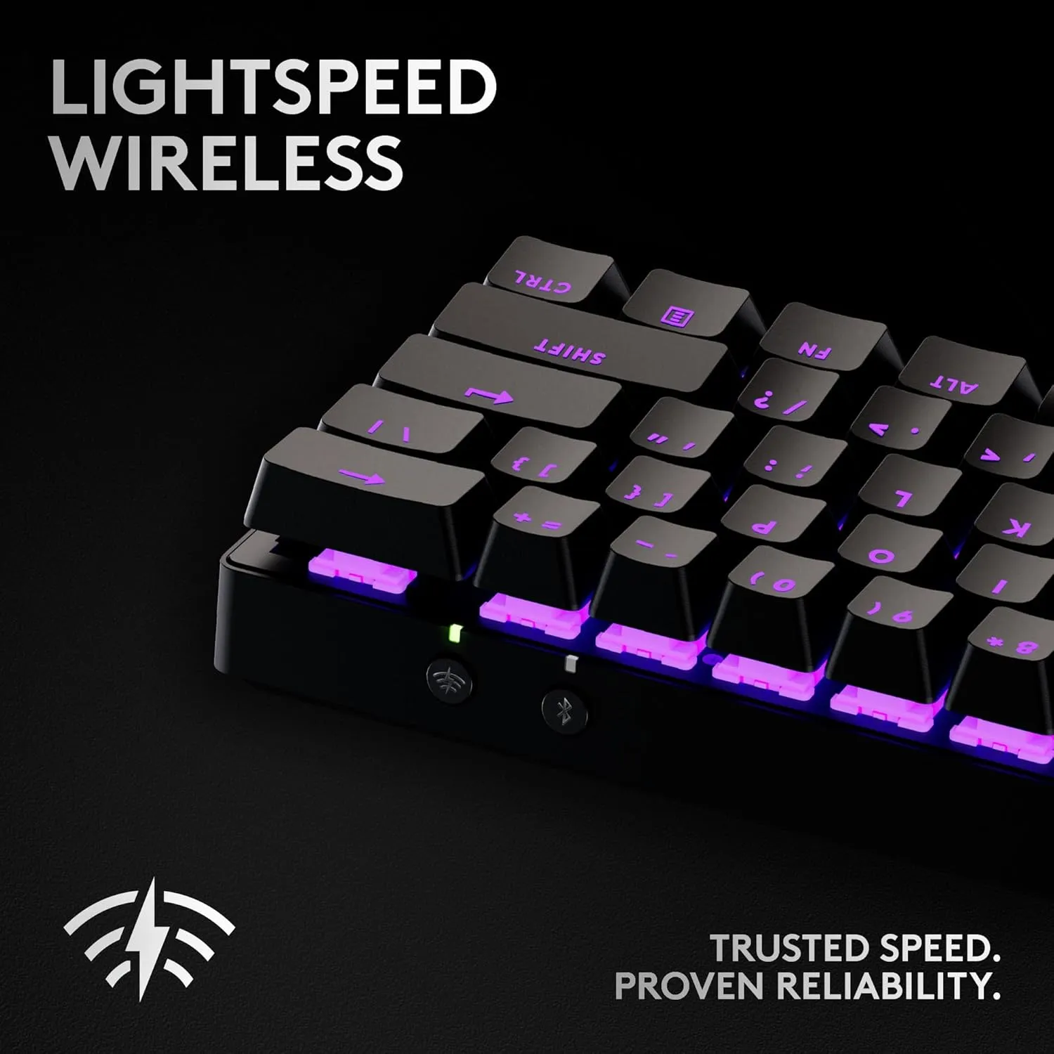 Logitech PRO X 60 LIGHTSPEED Wireless Gaming Keyboard with GX Optical Switches | Ultra Compact TKL 60%