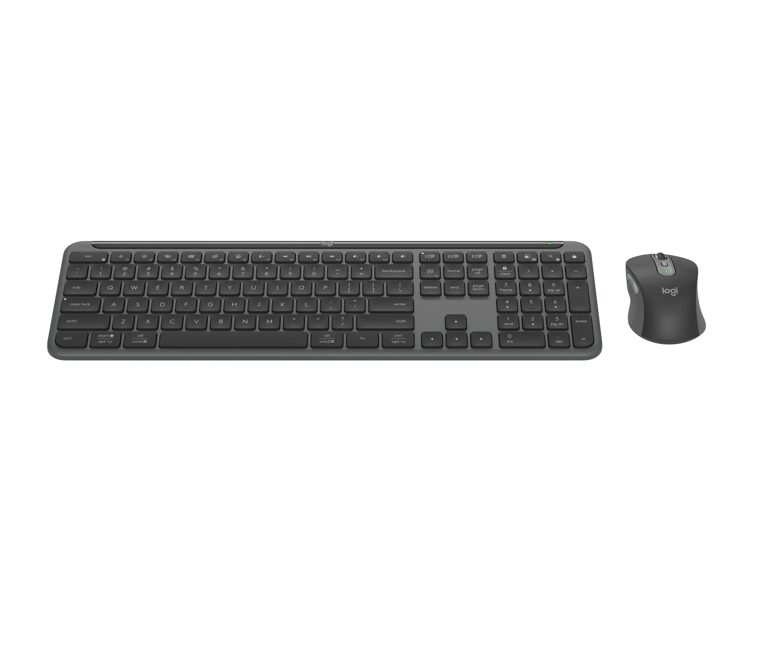 Logitech Signature Slim Wireless Mouse and Keyboard Combo MK950 | Quiet Typing | Bluetooth | Secure Receiver