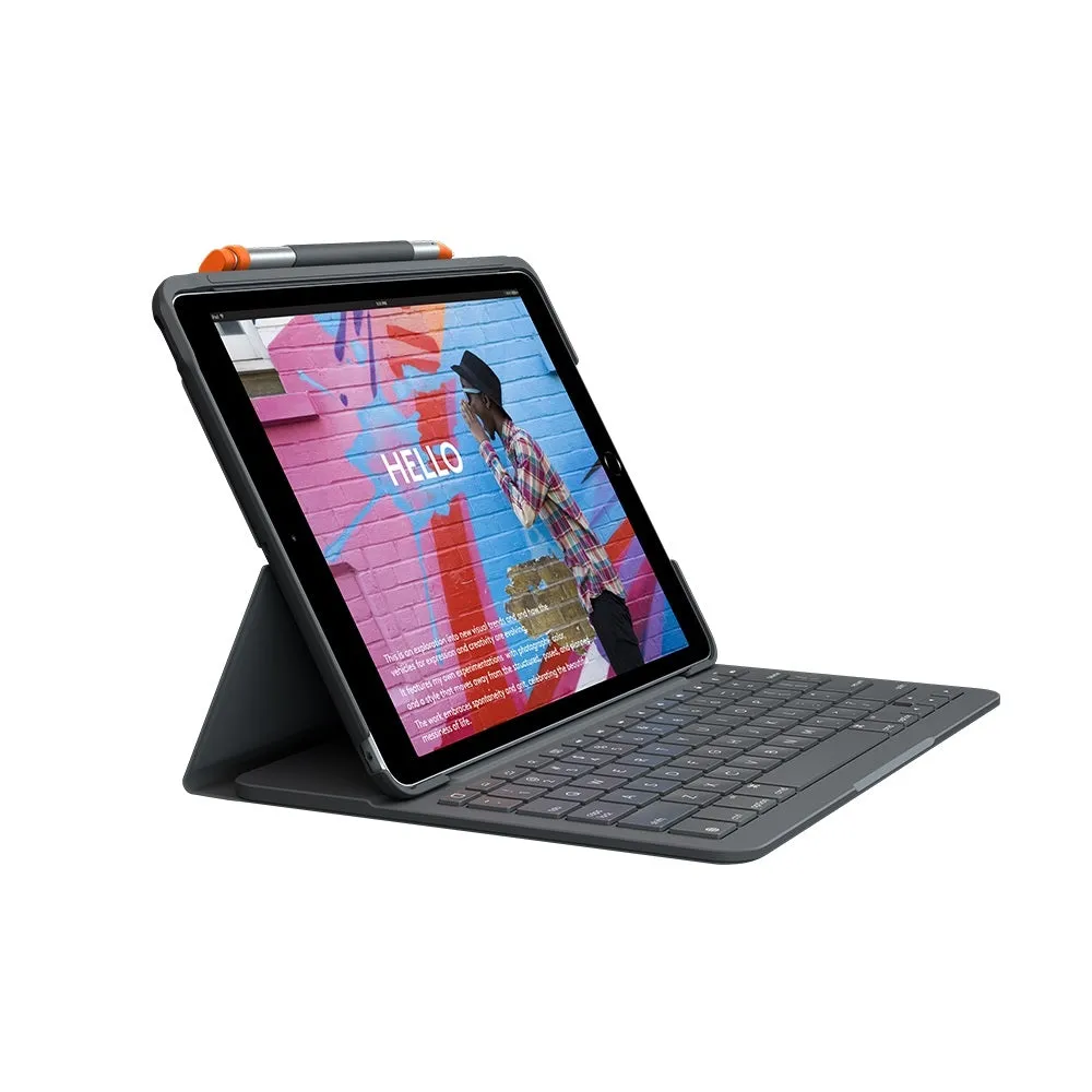 Logitech Slim Folio For iPad (7th/8th/9th Gen.) - Graphite (920-009469)