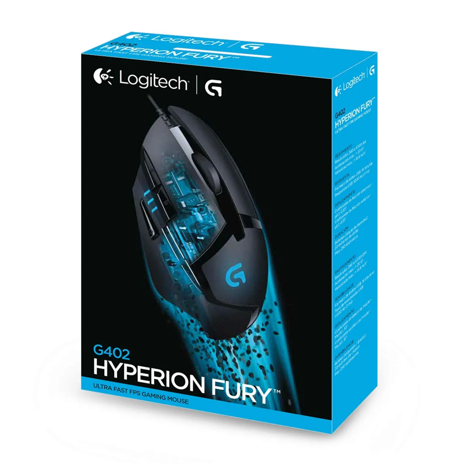 Logitech Wired Gaming Mouse G402 Hyperion Fury