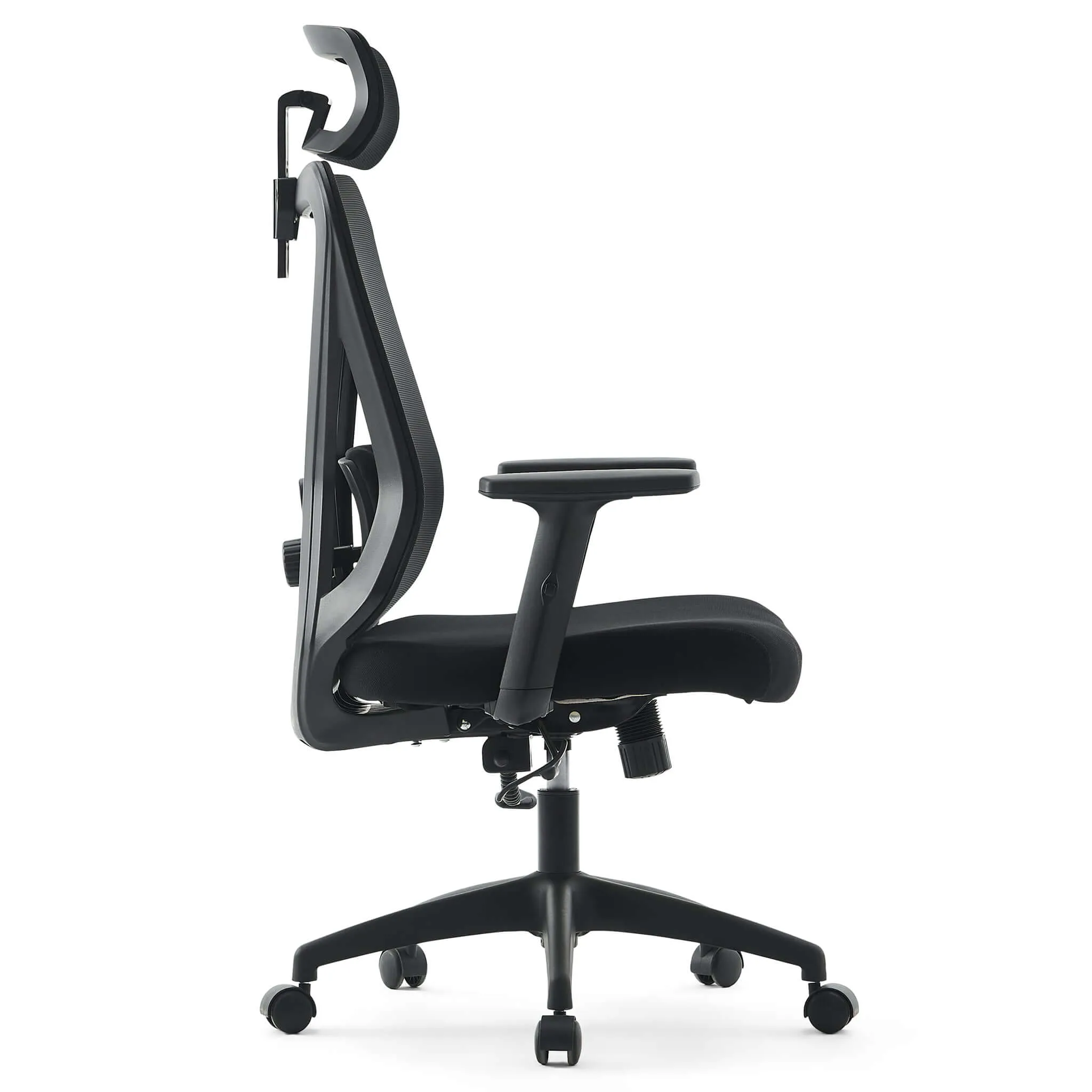 London Fully Adjustable Black Mesh Ergonomic Office Chair