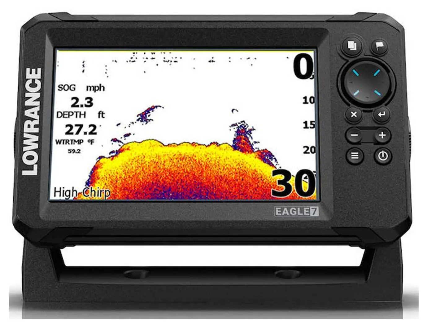 Lowrance Eagle 7 with SplitShot™ HD Transducer