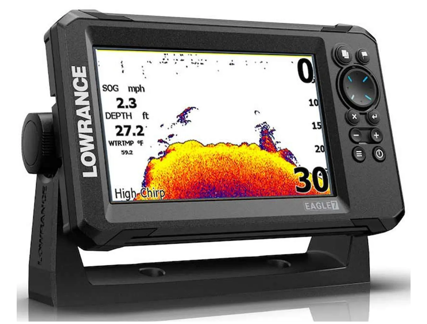 Lowrance Eagle 7 with SplitShot™ HD Transducer