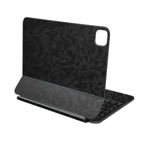 Magic Keyboard for iPad PRO 13” (M4, 2024) Luxuria BLACK CAMO 3D TEXTURED Skin