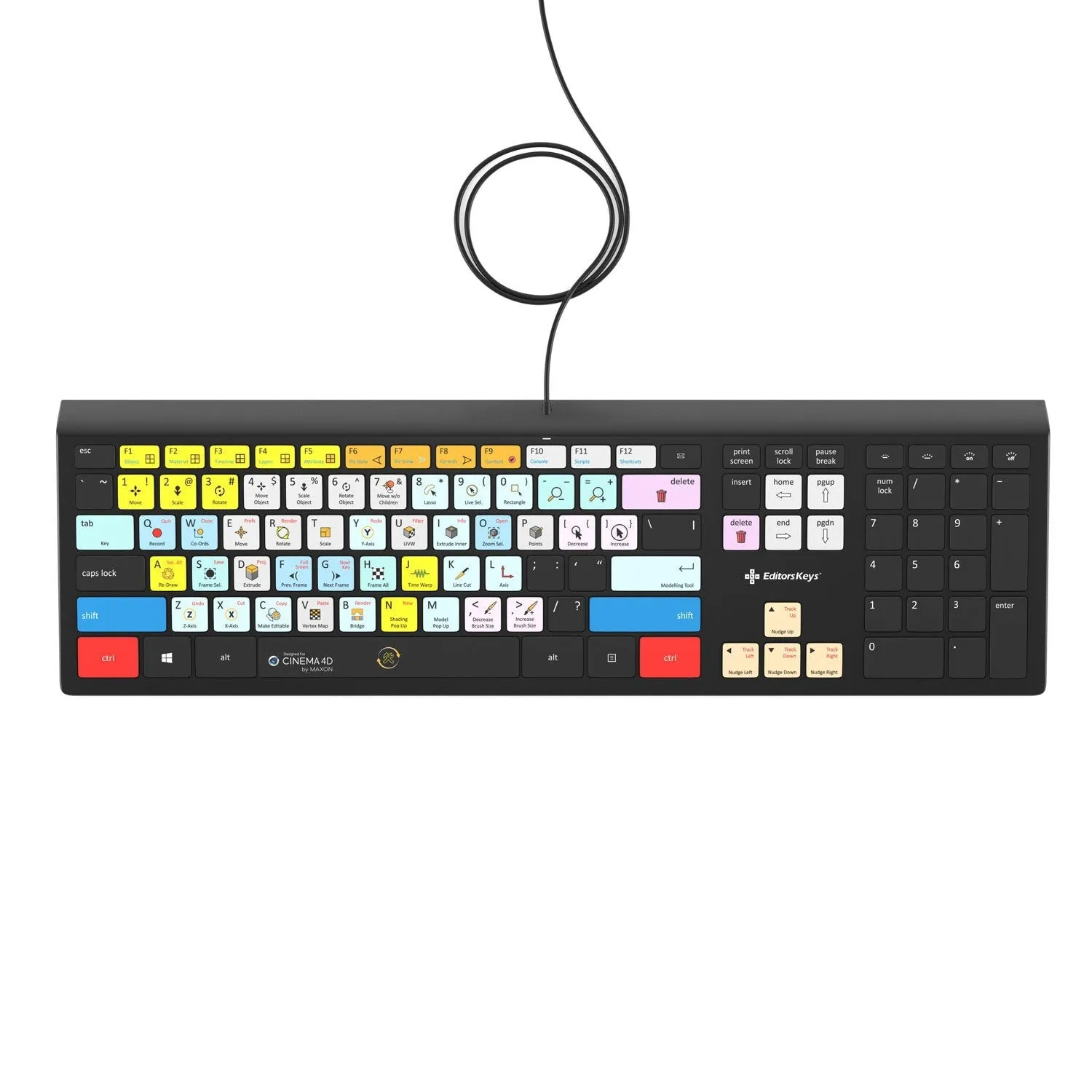 Maxon Cinema 4D Keyboard - Backlit - For Mac or PC