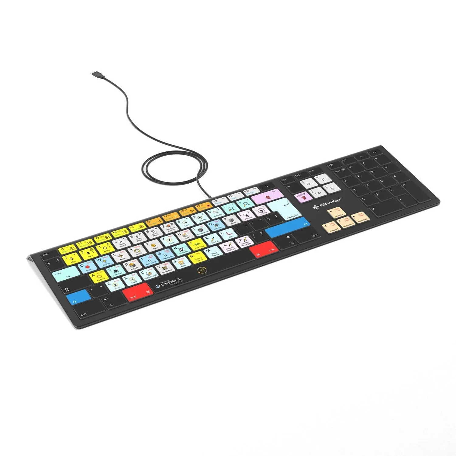 Maxon Cinema 4D Keyboard - Backlit - For Mac or PC