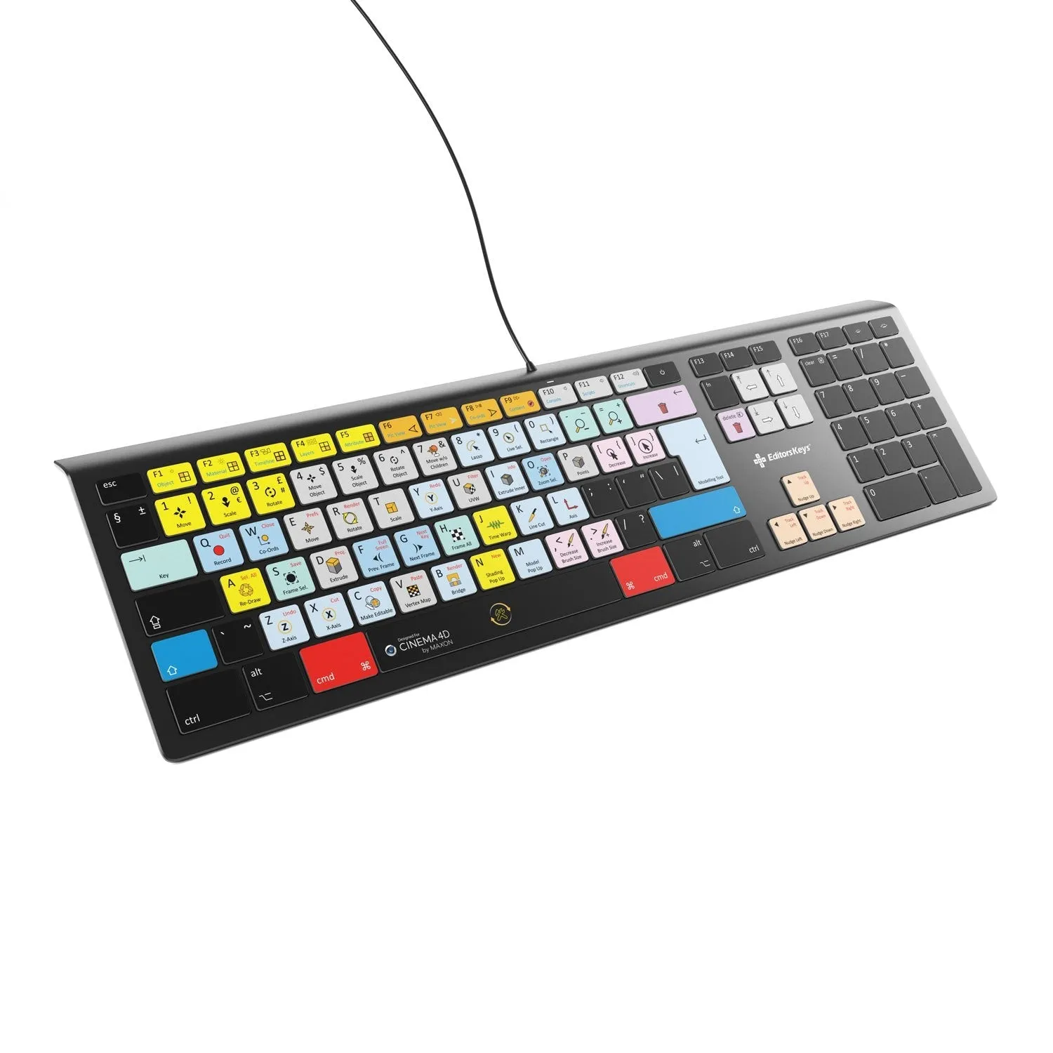 Maxon Cinema 4D Keyboard - Backlit - For Mac or PC