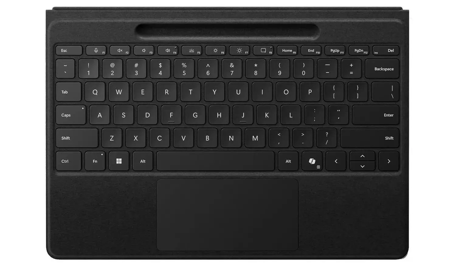 Microsoft Surface Pro Keyboard - Black | Compatible with Surface Pro (11th Edition), Surface Pro 9, Surface Pro 8