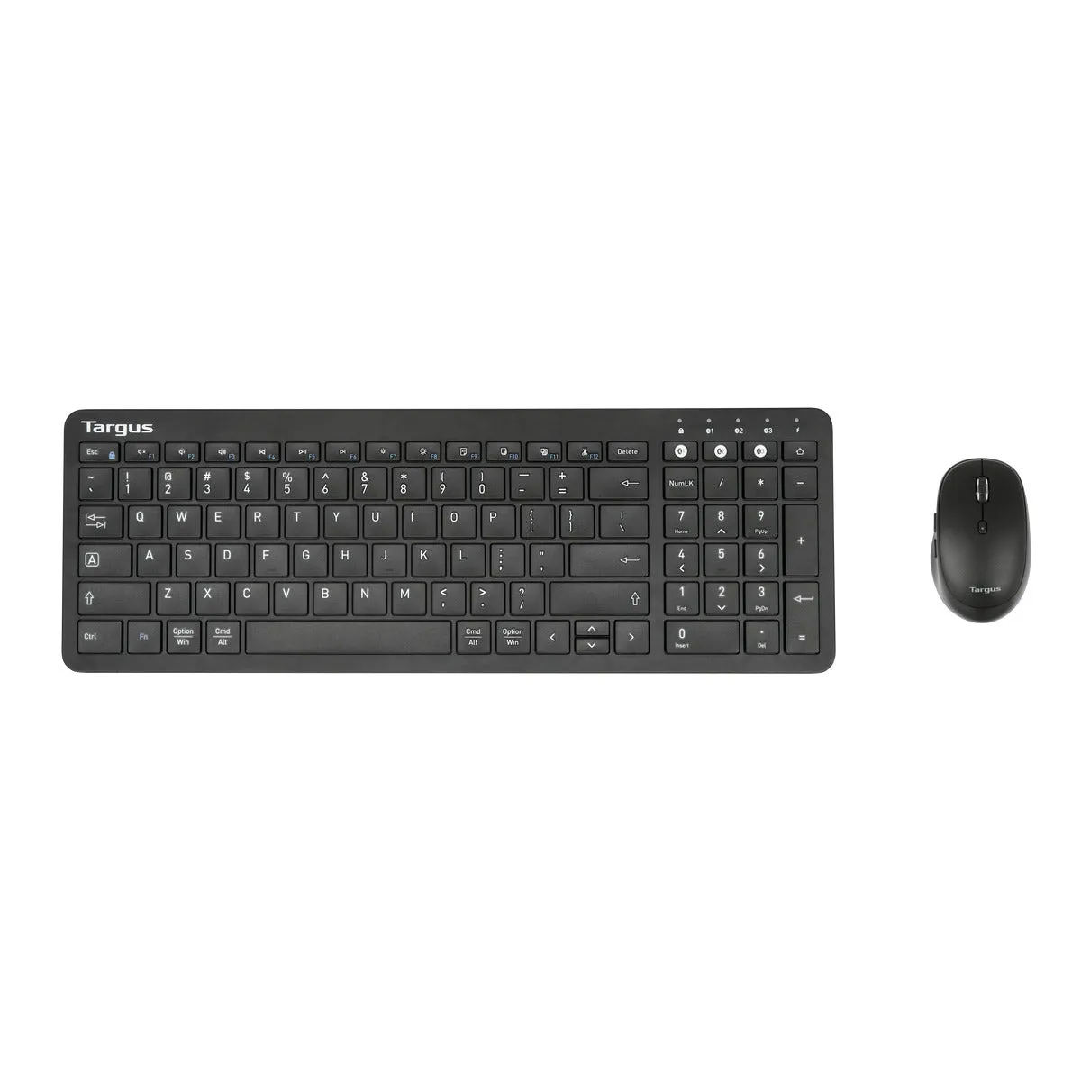 Mid-size Multi-Device Bluetooth® Antimicrobial Keyboard and Mid-size Comfort Antimicrobial Mouse Bundle