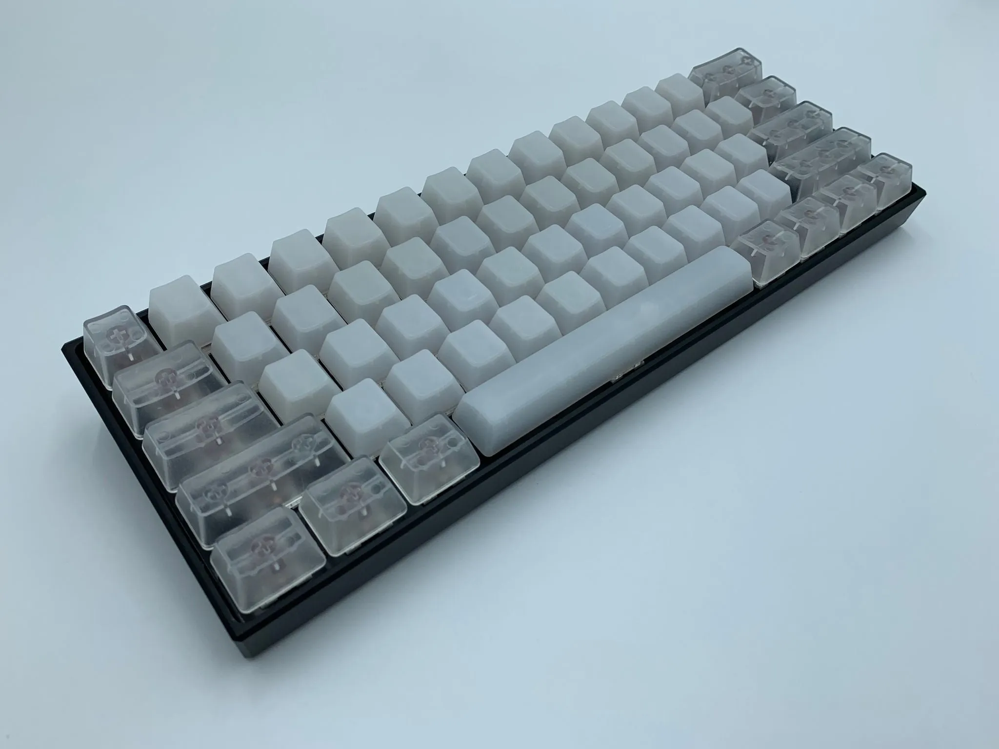 Milky White Keycap Set (Translucent)