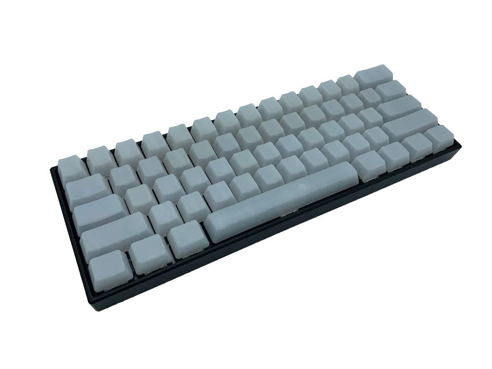 Milky White Keycap Set (Translucent)