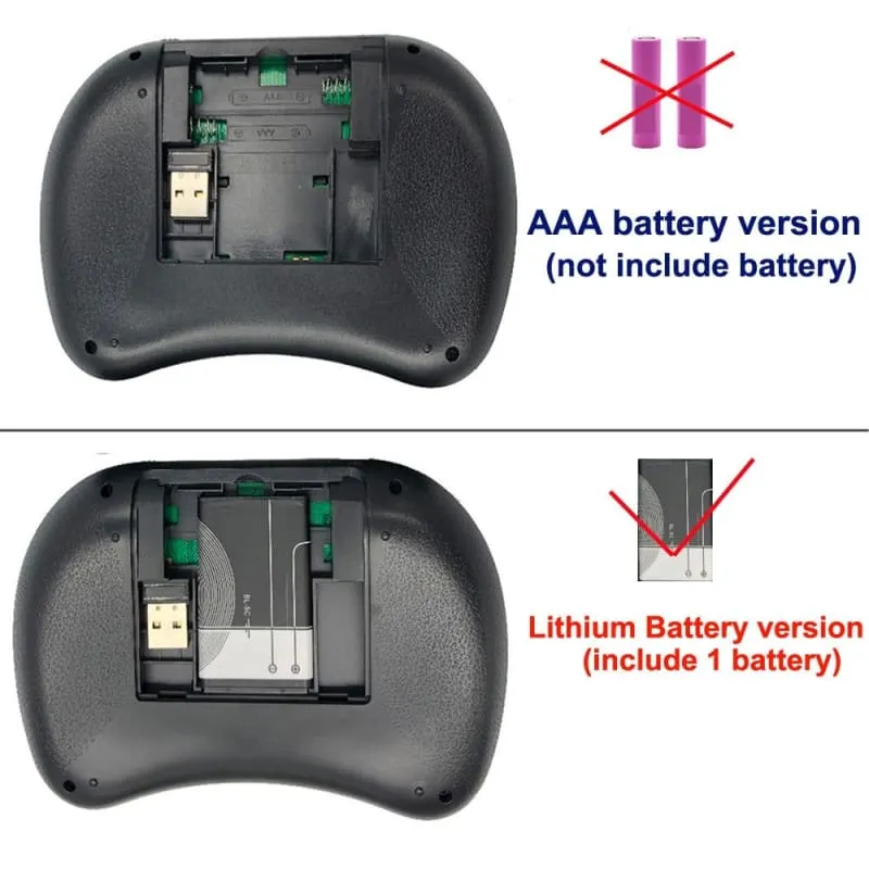 Mini Wireless Keyboard With Air Mouse Remote Touchpad