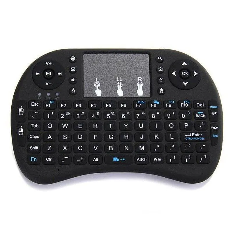 Mini Wireless Keyboard With Air Mouse Remote Touchpad