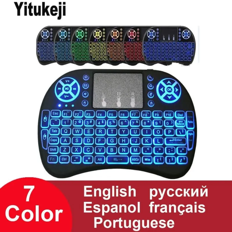 Mini Wireless Keyboard With Air Mouse Remote Touchpad