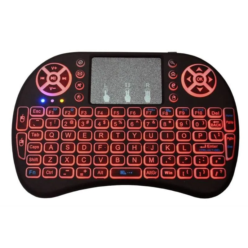 Mini Wireless Keyboard With Air Mouse Remote Touchpad