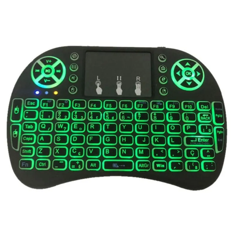 Mini Wireless Keyboard With Air Mouse Remote Touchpad