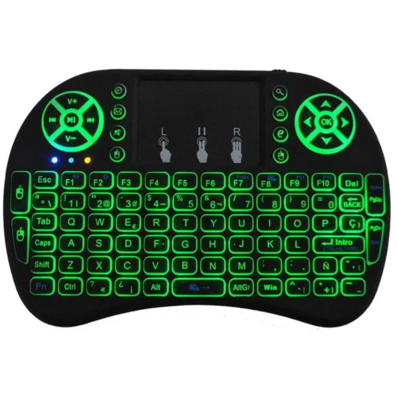 Mini Wireless Keyboard With Air Mouse Remote Touchpad