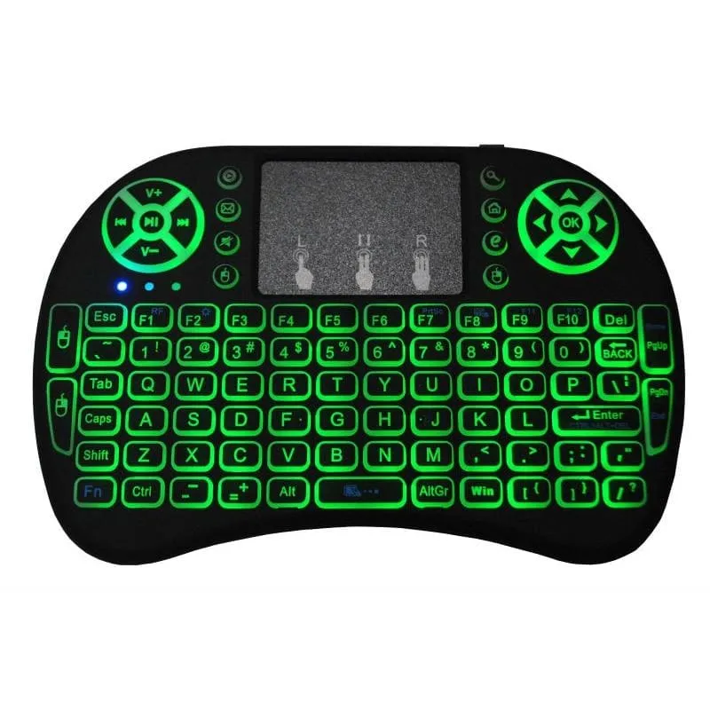 Mini Wireless Keyboard With Air Mouse Remote Touchpad