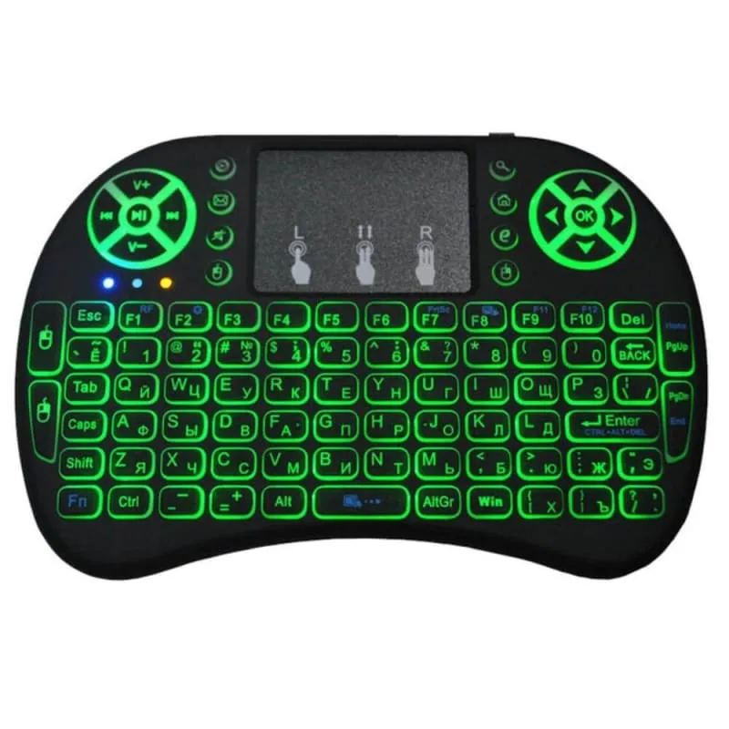 Mini Wireless Keyboard With Air Mouse Remote Touchpad