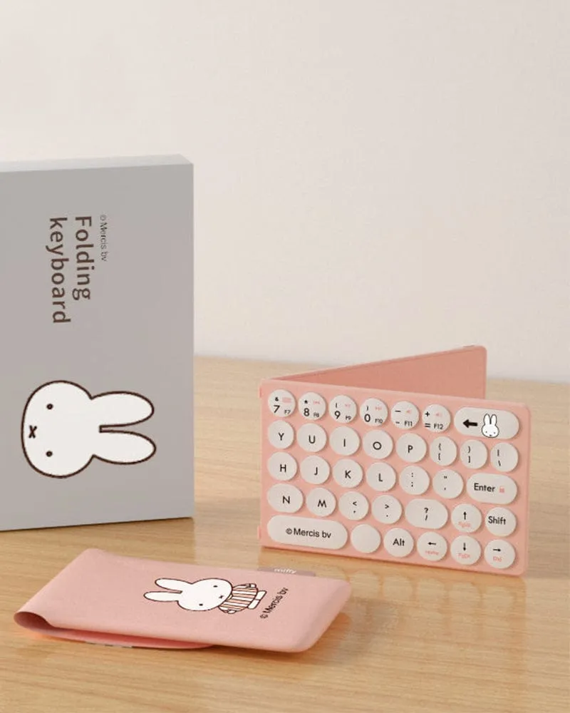 MIPOW x Miffy Bluetooth Folding Keyboard