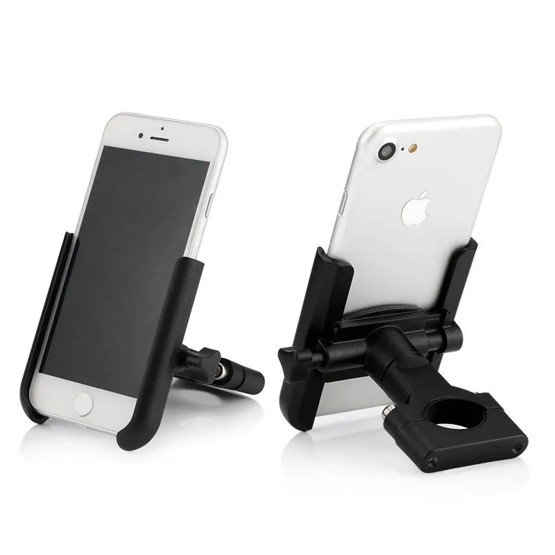 Motorcycle Cell Phone Holder Handlebar Mount Aluminum Alloy