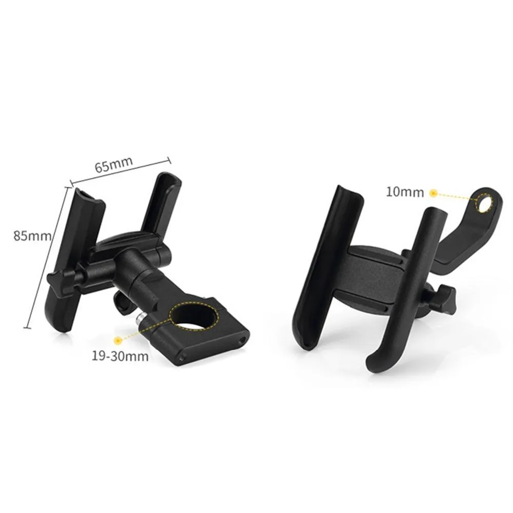 Motorcycle Cell Phone Holder Handlebar Mount Aluminum Alloy