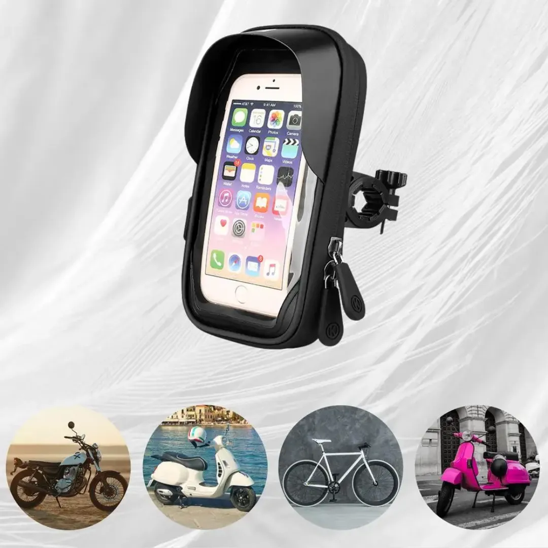 Motorcycle Handlebar  Waterproof Universal Phone Holder