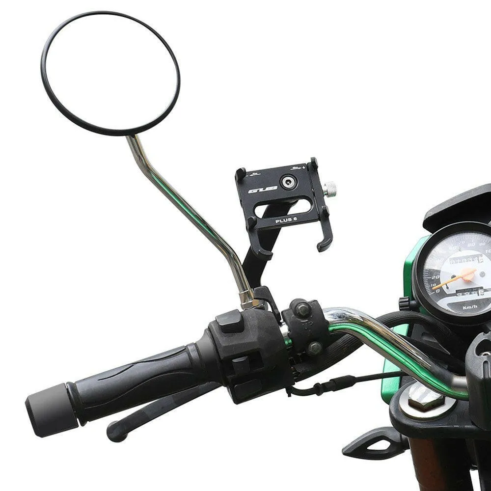 Motorcycle Phone Mount Adjustable Out-Front Handlebar Cell Phone GPS Mount Holder Bracket Cradle Clamp