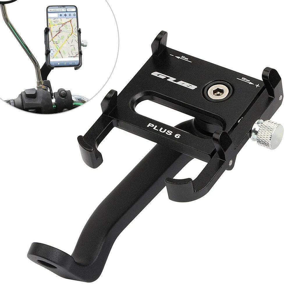 Motorcycle Phone Mount Adjustable Out-Front Handlebar Cell Phone GPS Mount Holder Bracket Cradle Clamp