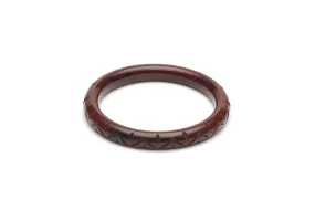 Narrow Mouse Fakelite Bangle