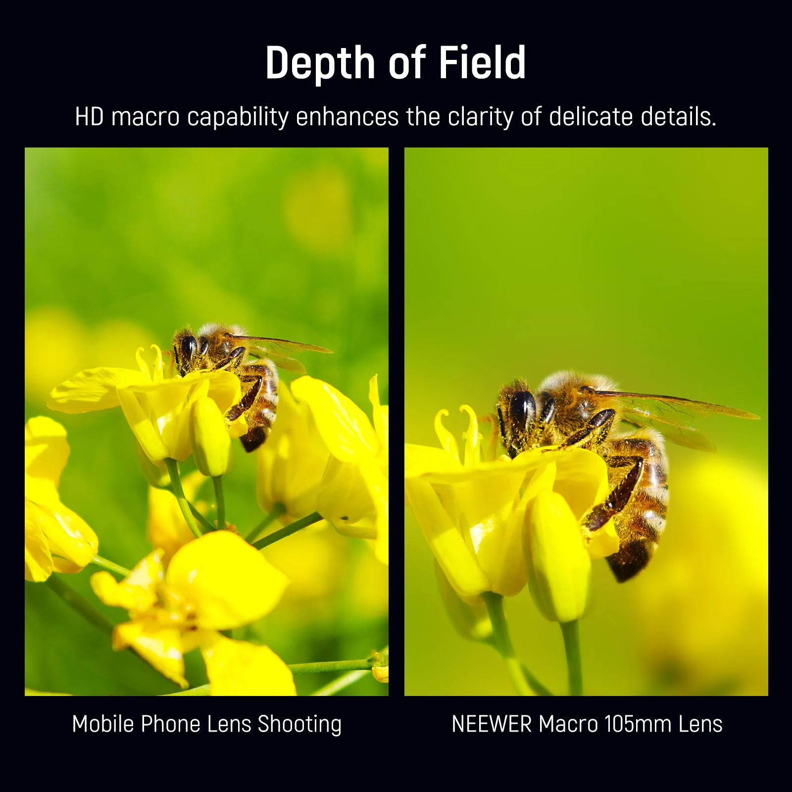 NEEWER LS-26 105mm HD Macro Lens For Smartphone