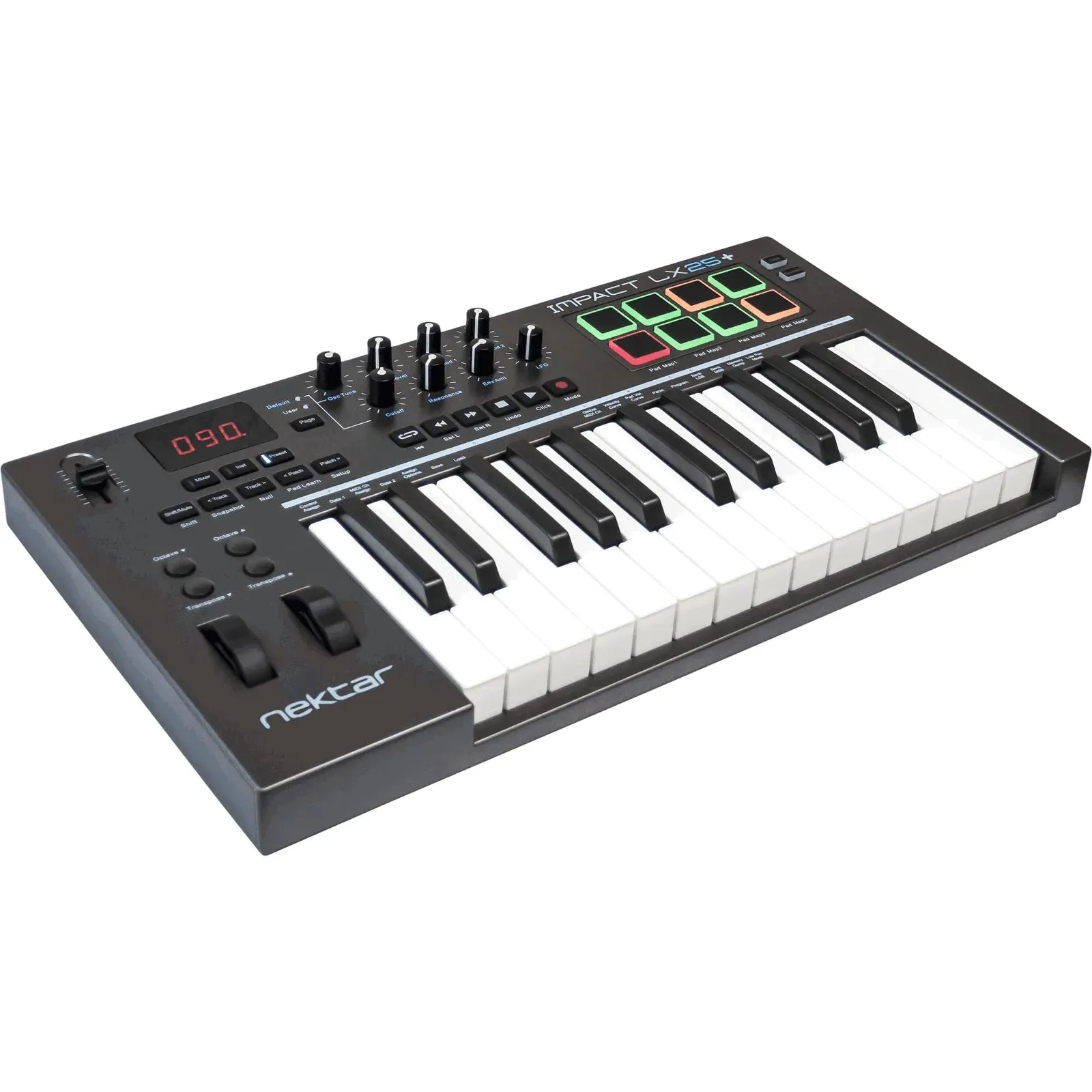 Nektar Impact LX25  25 Full Size Key USB MIDI DAW Controller Keyboard Velocity Sensitive Synth Action