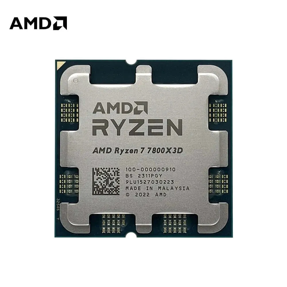 New AMD Ryzen 7 7800X3D CPU RYZEN Processor 8 Core 16 Thread 120W 5nm