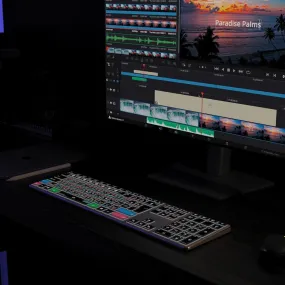 NEW Davinci Resolve Keyboard | Backlit & Wireless | Mac and PC