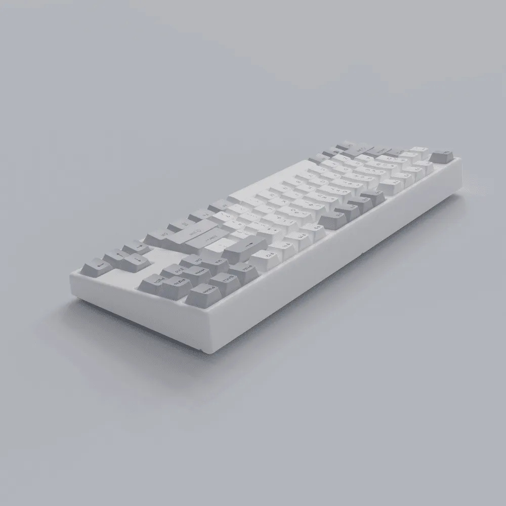 NIZ X87 Capacitancia White EC Keyboard