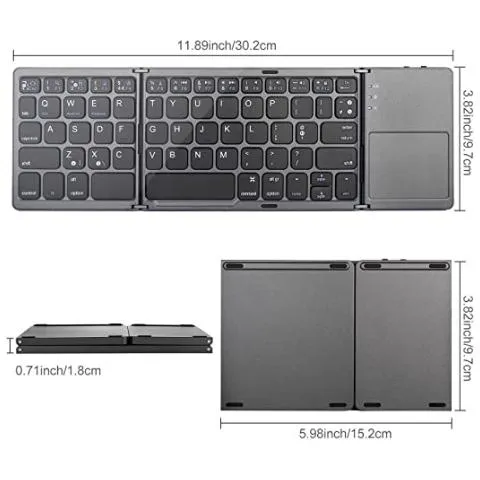 No.1 Foldable Bluetooth Travel Pocket Keyboard