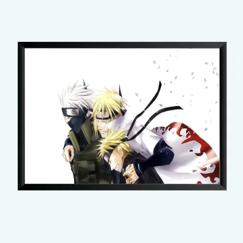 NOKKES Naruto Cartoon Wall Photo Frame For And Wall Decoration Wall Photo Frame Size 5X7 Inch_1