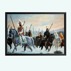 NOKKES Shree Guru Gobind Singh Ji Gurudwara Wall Photo Frame For And Wall Decoration Wall Photo Frame Size 5X7 Inch_6