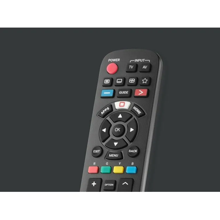 One For All Panasonic TV Replacement Remote Control - Black | URC4914