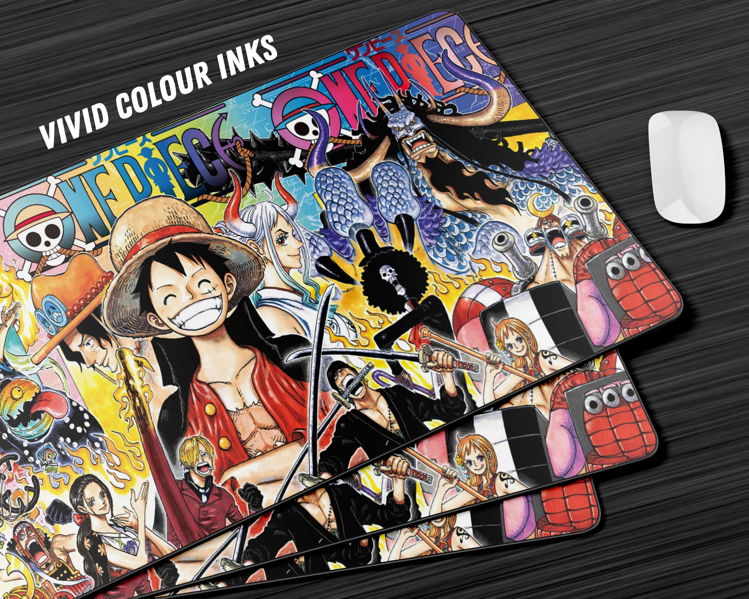 One Piece Gang Manga Collage Gaming Mouse Pad