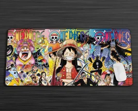 One Piece Gang Manga Collage Gaming Mouse Pad