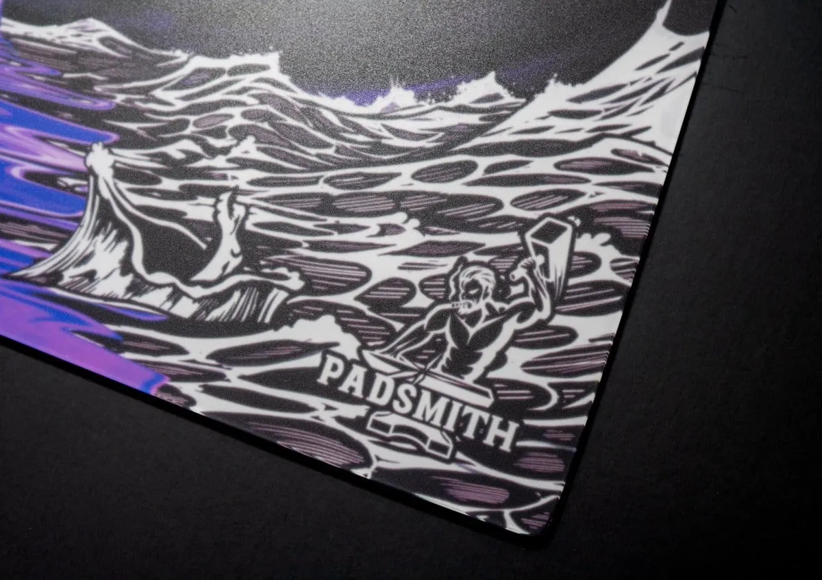 Padsmith - Empress Purple: Balanced Glass Mouse Pad