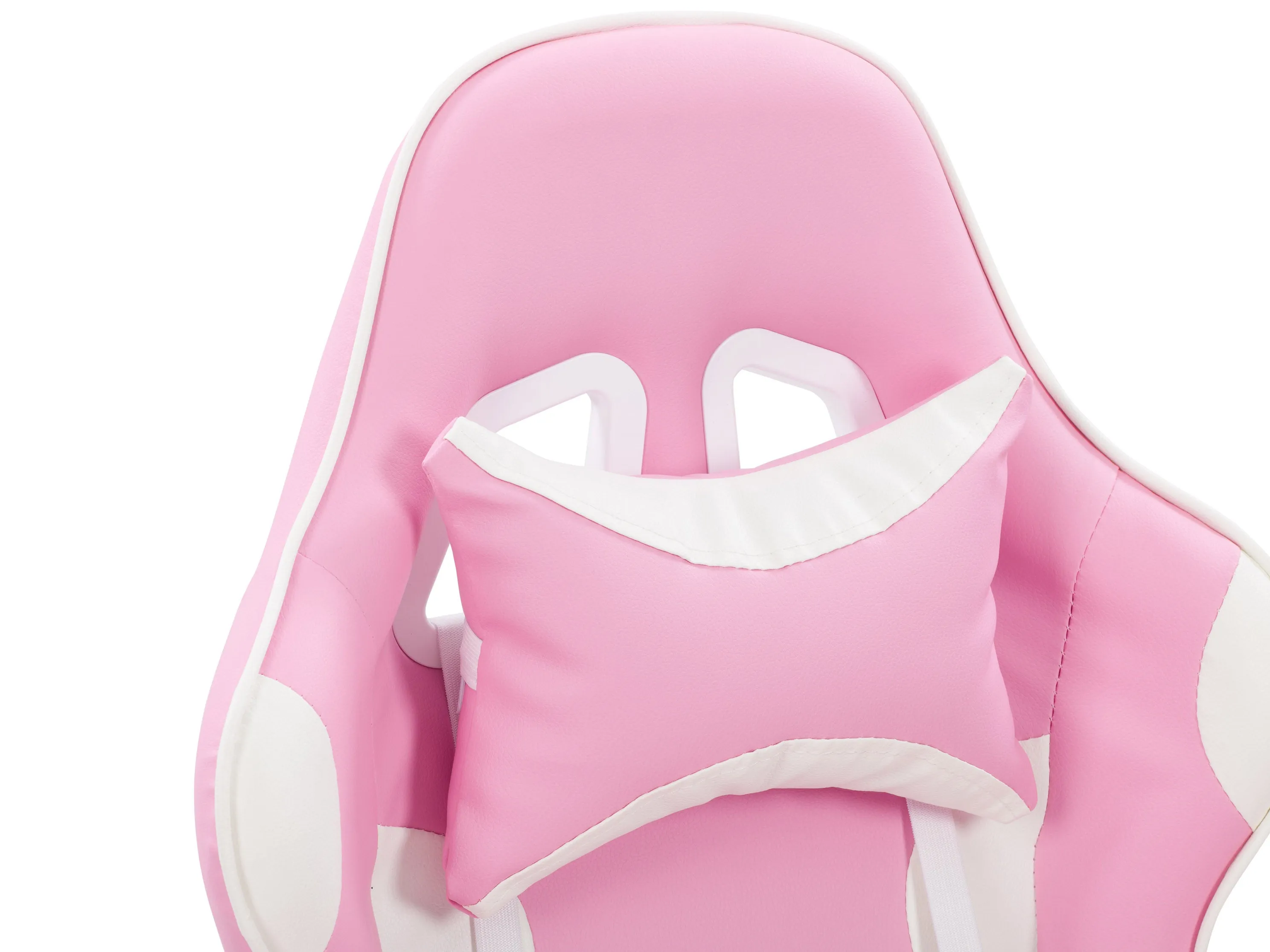 Pink and White Gaming Office Chair