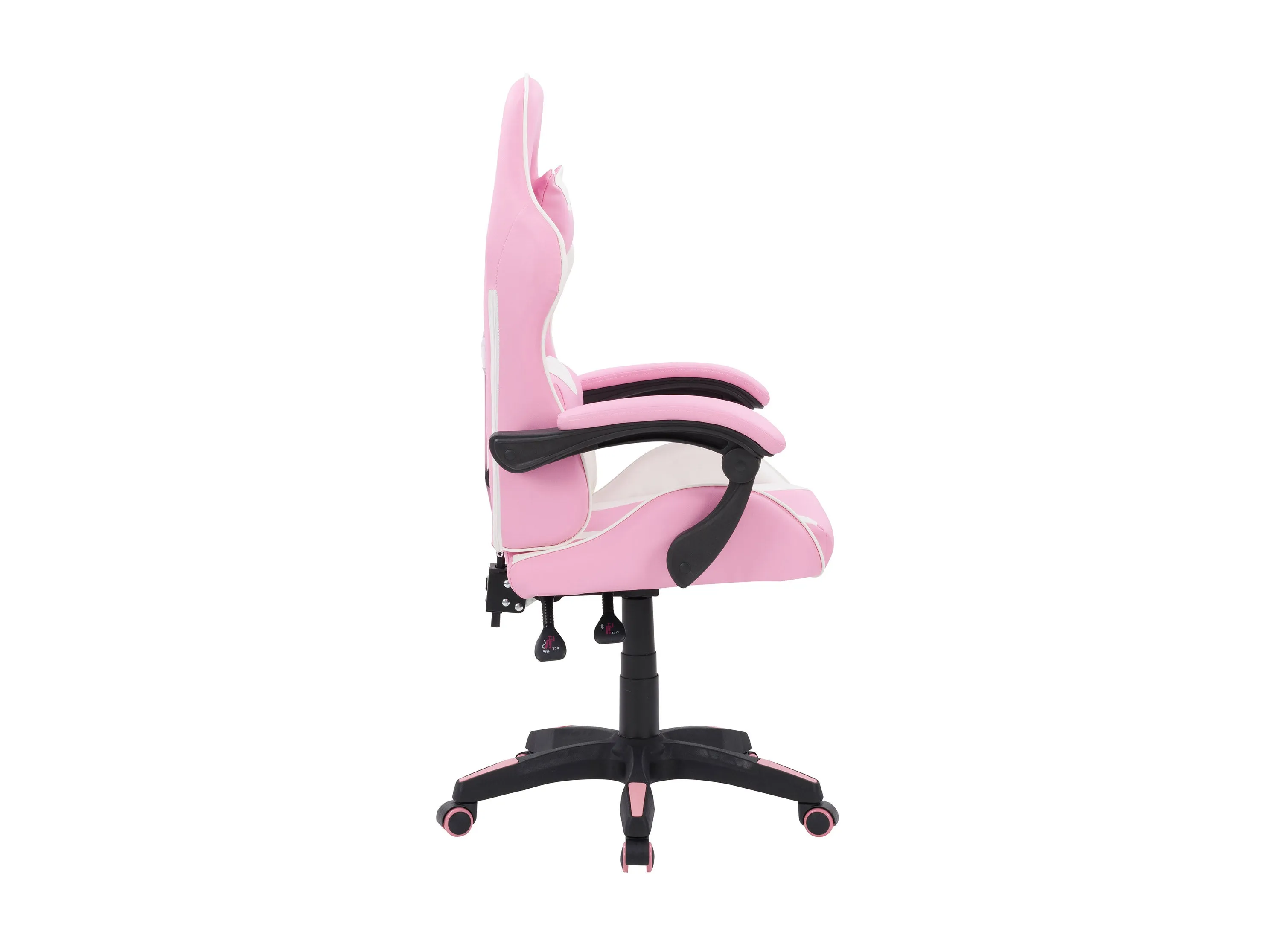 Pink and White Gaming Office Chair