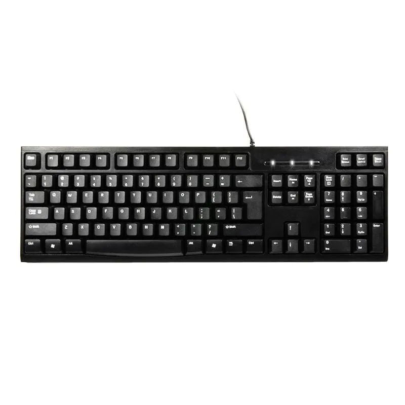 Port Kb Combo Wired Keyboard   Mouse Bk 900900 Us