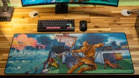 Posty "Posty vs Cargo" Limited Edition Content Creator Collaboration Rust Gaming Deskmat Mouse Pad