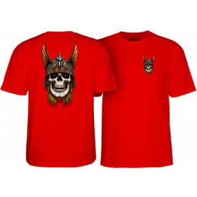 POWELL-PERALTA S/S T-SHIRT - ANDERSON SKULL RED