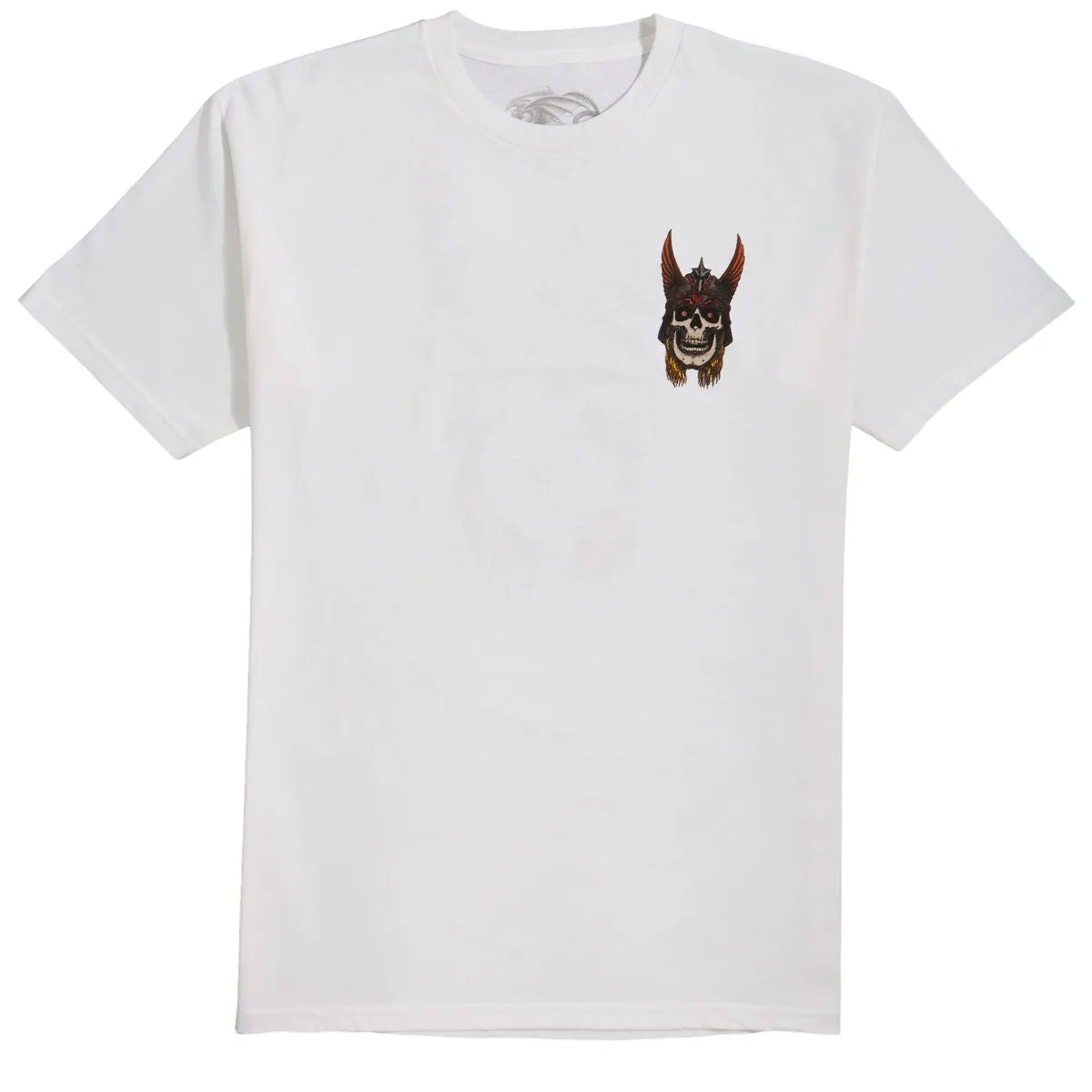 POWELL PERALTA S/S T-SHIRT - ANDERSON SKULL WHITE