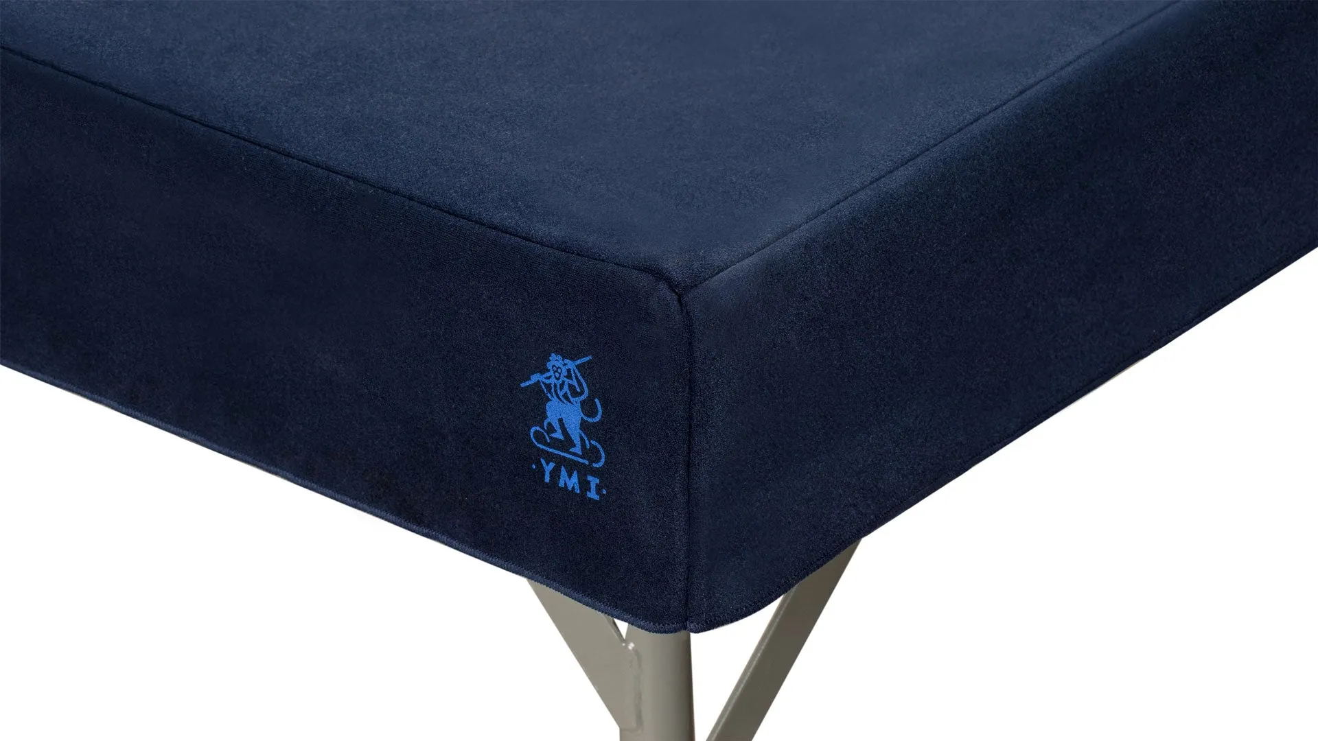 Professional Grade Blue Square Table Cover for Poker, Card Games, Mahjong, Board Games, Tile Games, and Dominoes - 36"